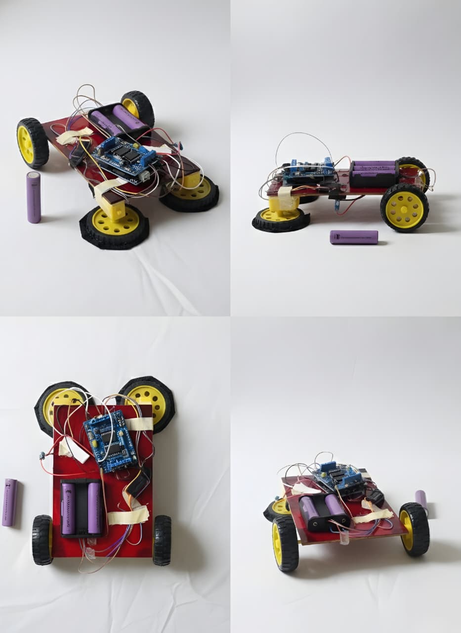 Floor Cleaning Toy Car Robotics Prototype